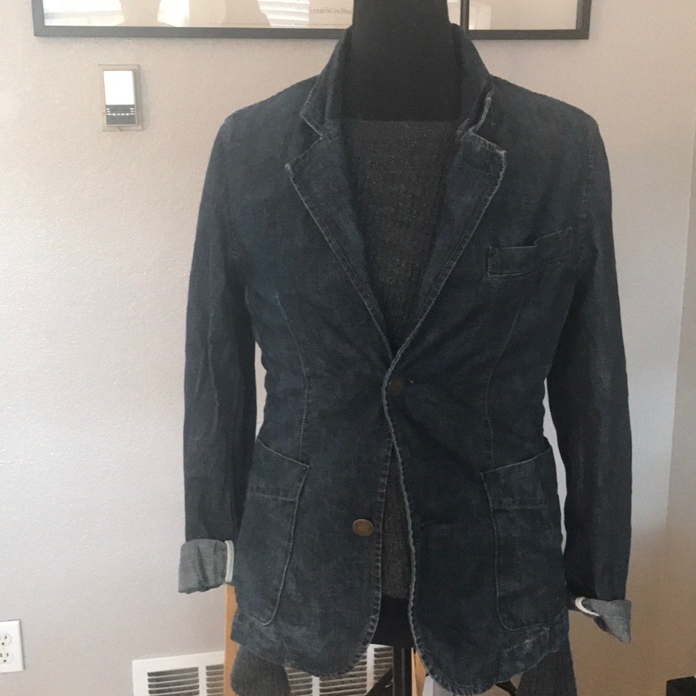 Denim blazer